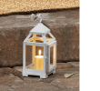 White Mini Contemporary Lantern