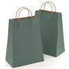 Dark Teal Kraft Paper Bags with Handles Bulk