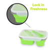 GLIDER LB Green Bento Premium Lunch Box & Food Storage Containers