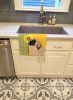 Summer Sunflowers Cream Pekingese Kitchen Towel Dish Cloths Guest Hand Towel Decorative Bathroom Towel for Face,Tea, Dishcloth, Kitchen and Bath