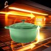 Dutch Oven,Dutch Oven Pot with Lid,4.5 QT Enamel Dutch Ovens with Dual Handles,Cast Iron Pot for Braiser,Cooking,Gifts for Family